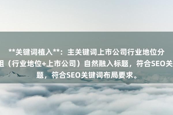 **关键词植入**:主关键词上市公司行业地位分析通过拆分重组(行业地位+上市公司)自然融入标题,符合SEO关键词布局要求。